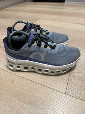 On Cloud Cloud Monster Mist Blueberry Womens Running Shoes Size 9